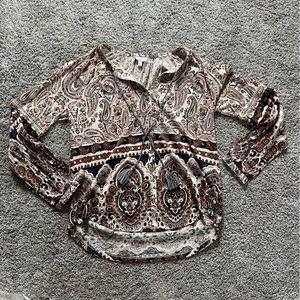 Paisley Long Sleeve Lucky Brand